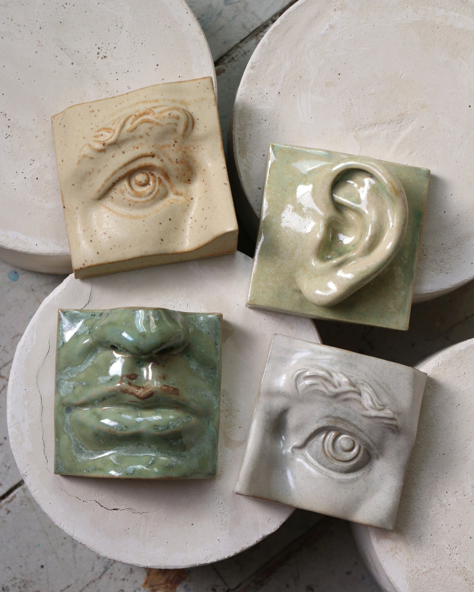 Ear Left | Ceramic Relief