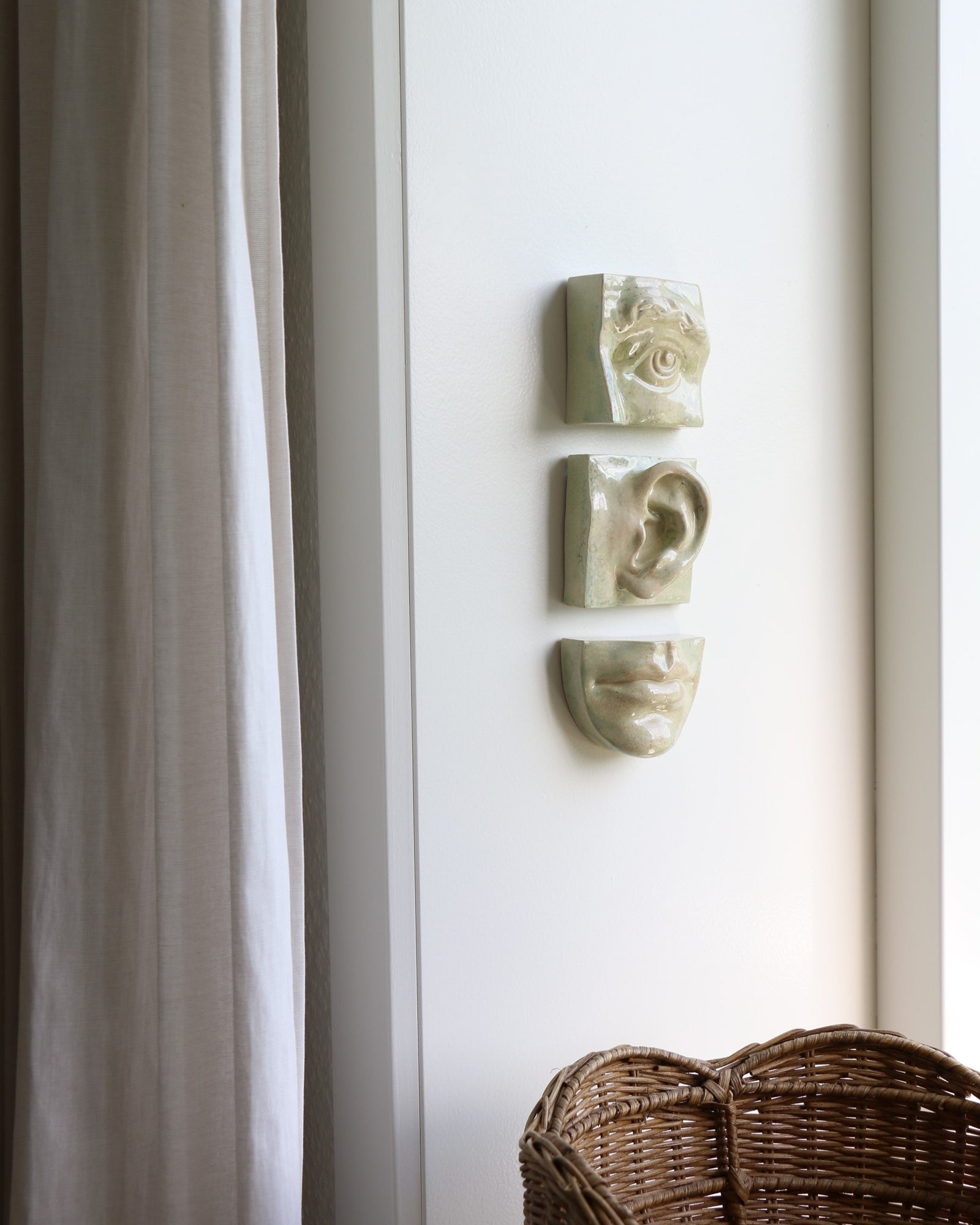 Ear Left | Ceramic Relief