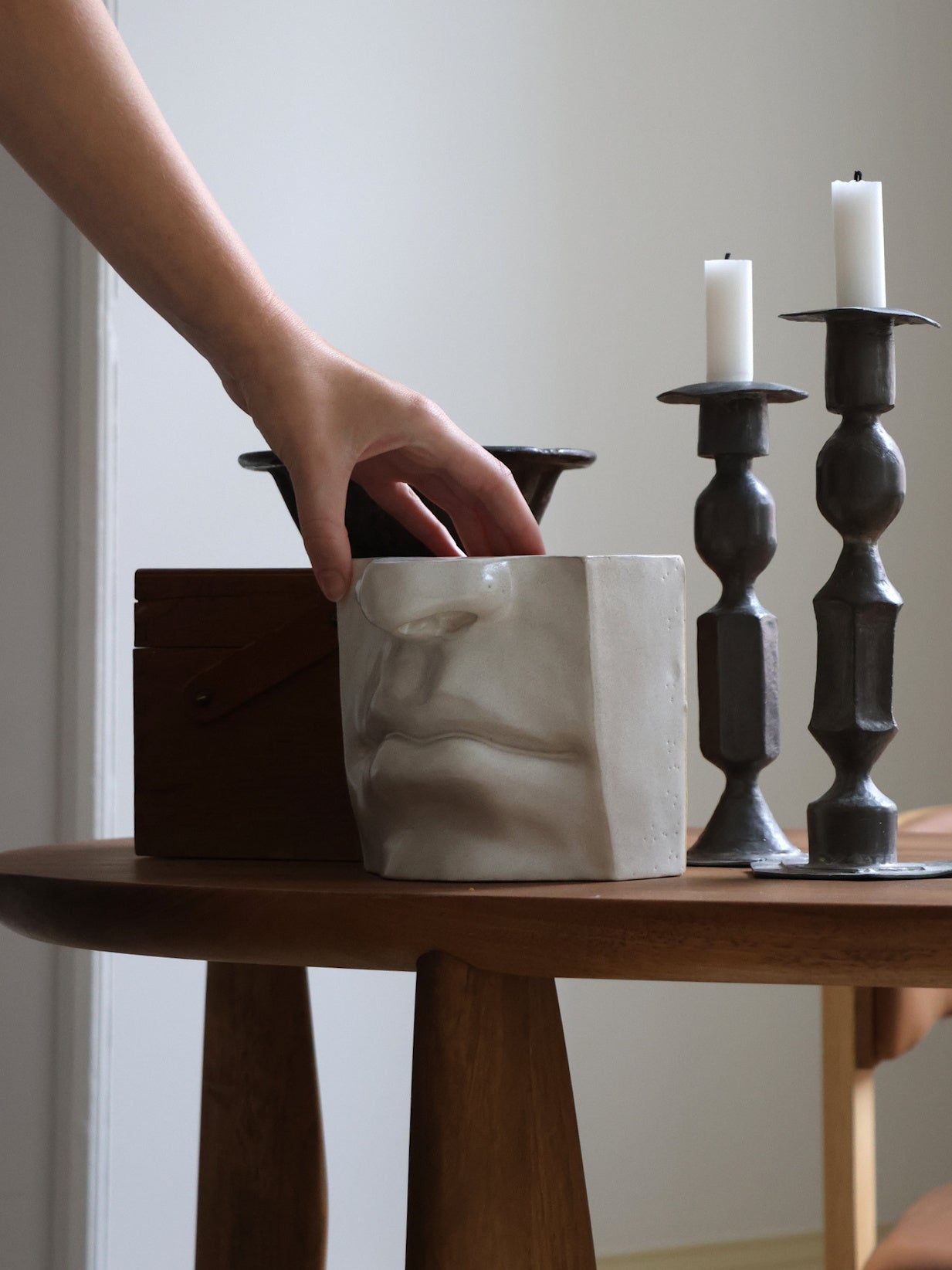 Bookend Mouth | Skulpturel Bogstøtte