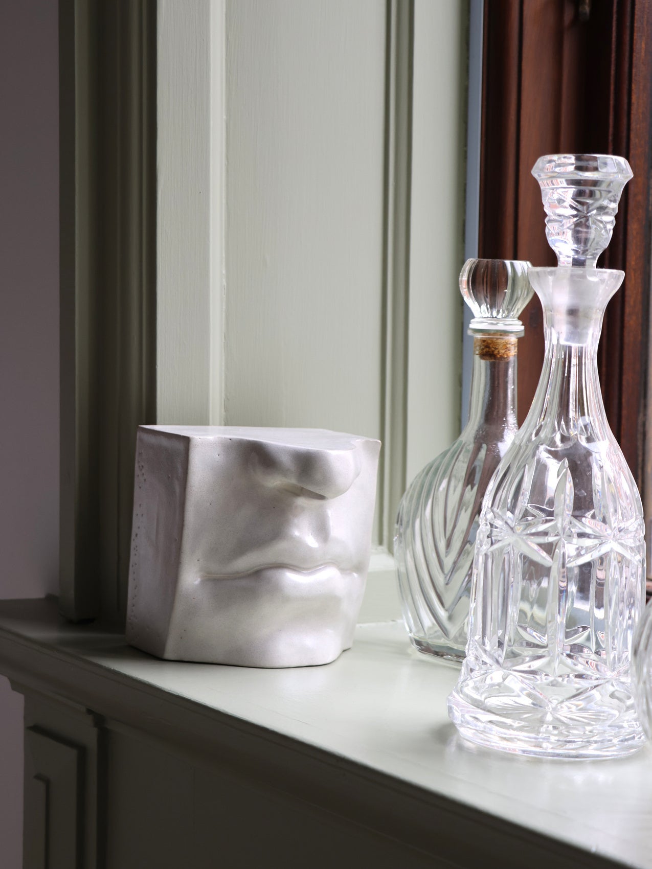 Bookend Mouth | Skulpturel Bogstøtte