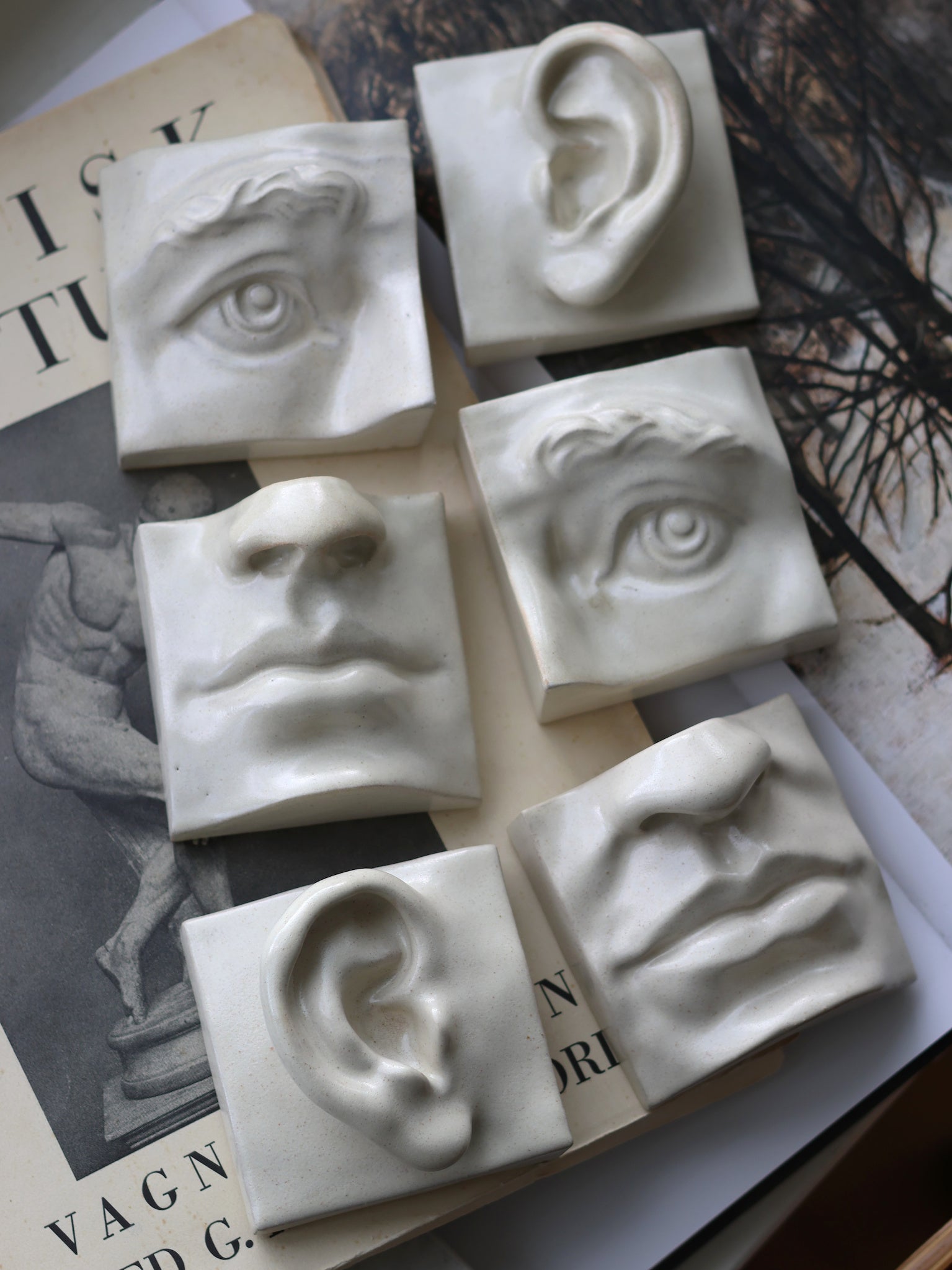 Thirasia | 6-teiliges Relief-Set